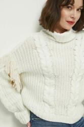 MEDICINE pulover femei, culoarea bej, călduros, cu guler ZBYX-SWD513_01X