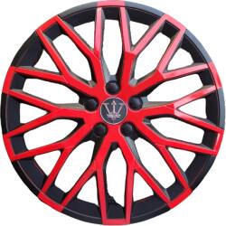 Set 4 capace roti model EVO negru+rosu 15" Cod: WF4-1RD-15 Automotive TrustedCars