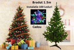 CHRT Brad artificial + instalatie 100 Led multicolor - 1.5 M (BAC-4)