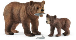 Schleich Schleich: Grizzly medve anya és bocs (42473)