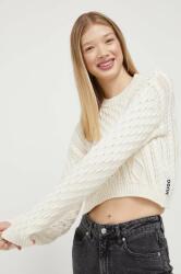 HUGO BOSS pulóver női, bézs - bézs M - answear - 41 990 Ft