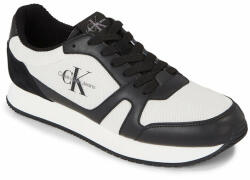 Calvin Klein Jeans Sneakers Calvin Klein Jeans Retro Runner Low Lace Up Cut Out YM0YM00816 Black/Creamy White 00W Bărbați