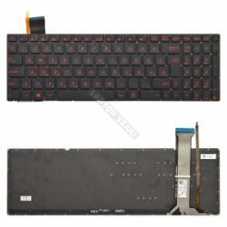 ASUS 0KNB0-662GHU00 gyári új fekete magyar háttérvilágított laptop billentyűzet (14161)