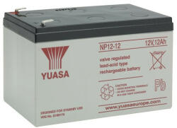 YUASA NP12-12 12V 12Ah zárt ólomsavas akkumulátor (YUASA-NP12-12)