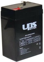 UPS Power UPS MC4-6 6V 4Ah zárt ólomsavas akkumulátor (UPS-Power-MC4-6)