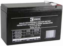EMOS 12V 9Ah T2 B9675 zárt ólomsavas akkumulátor (EMOS-B9675)