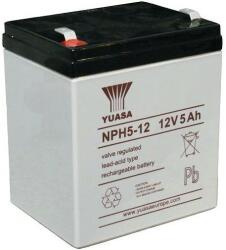 YUASA NPH5-12 12V 5Ah zárt ólomsavas akkumulátor (YUASA-NPH5-12)