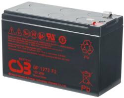 CSB-Battery GP1272 F2 12V 7Ah 28W zárt ólomsavas akkumulátor (CSB-GP-1272-F2-28W)