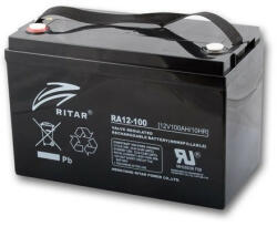 Ritar RA12-100 12V 100Ah zárt ólomsavas akkumulátor (Ritar-RA12-100)
