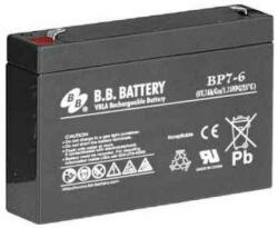 BB Battery BP7-6 6V 7Ah gondozásmentes akkumulátor (BB-Battery-BP7-6-T2)
