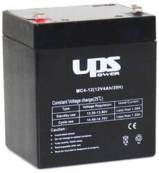 UPS Power UPS MC4-12 12V 4Ah zárt ólomsavas akkumulátor (UPS-Power-MC4-12)