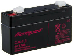 Alarmguard CJ6-1.3 6V 1, 3Ah zárt ólomsavas akkumulátor (Alarmguard-CJ6-1-3)