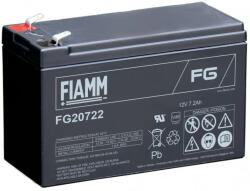 FIAMM FG20722 12V 7, 2Ah zárt ólomsavas akkumulátor (FIAMM-FG20722)