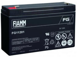 FIAMM FG11201 6V 12Ah zárt ólomsavas akkumulátor (FIAMM-FG11201)