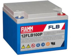FIAMM 12FLB100P 12V 26Ah zárt ólomsavas akkumulátor (FIAMM-12FLB100P)