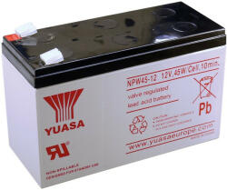 YUASA NPW45-12 12V 9Ah zárt ólomsavas akkumulátor (YUASA-NPW45-12)