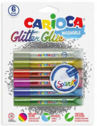 Carioca Ragasztó Glitter 6 Darabos Spark (42110)