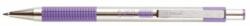 Zebra F-301 pasztell lila testű nyomógombos golyóstoll (07.0282308)