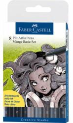 Faber-Castell Pitt művész filc szett 8db manga (167107)