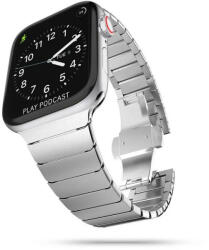 Tech-Protect Apple Watch szíj 42/ 44/ 45/ 46 /49 mm Tech-Protect Linkband - ezüst (OS-0403)
