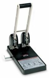 ICO Lyukasztó, nagyteljesítményű, kétlyukú, 150 lap, SAX "908", fekete (ISA908) - papirtar