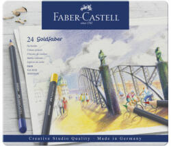 Faber-Castell Goldfaber 24db-os színes ceruza készlet fém dobozban (114724)