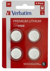 Verbatim Gombelem, CR2032, 4 db, VERBATIM "Premium (VECR20324) - papirtar