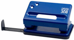 ICO Lyukasztó, kétlyukú, 15 lap, SAX "308", kék (7310006003)