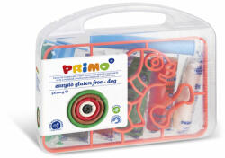 Morocolor Gyurma készlet PRIMO EasyDo gluténmentes, 5x100g, 5 szín + kutya sablon és formázó ezközök, műanyag dobozban (2903DOG)