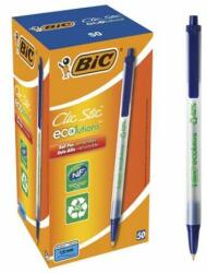 BIC Golyóstoll, 0, 32 mm, nyomógombos, BIC "Clic Stic ecolutions", kék (BC8806891) - papirtar