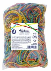 Victoria Postázógumi, 60X2 mm, VICTORIA, 1 kg, vegyes színű (CSVPG601)