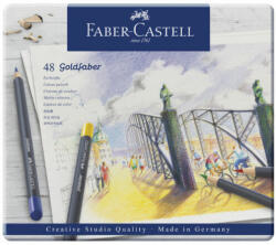 Faber-Castell Goldfaber 48db-os színes ceruza készlet fém dobozban (114748)