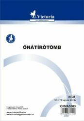 Victoria Önátírótömb, A5, 50x3 lap, VICTORIA (ONVA5503)