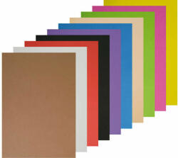 Cre Art dekorgumi lap, A/4-es, 2mm-es, vegyes színekben, 10 db-os csomagban (KDKMO00957)