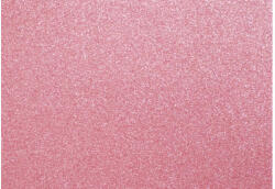 Cre Art öntapadó csillámos dekorgumi lap, A/4, 2 mm, pasztell rózsaszín (KDKMO00975)