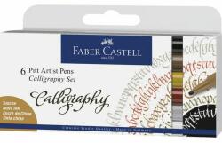 Faber-Castell AG-Művész filc kalligráfiai pitt szett 6db-os (167506)