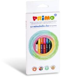 Primo Színesceruza PRIMO Minabella középvastag, kétvégű, 12db-os (24 szín) készlet (5220DUO12)