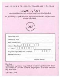 Nyomell KPE. 160/BP TB kiskönyv (320-1290)
