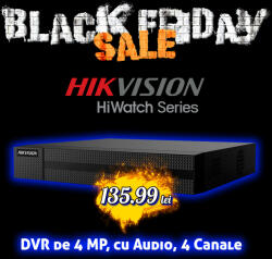 Hikvision DVR Hikvision TurboHD 4MP UltraHD 4 canale HWD-6104MH-G4