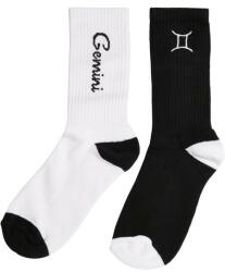 Mr. Tee Zodiac Socks 2-Pack black/white gemini