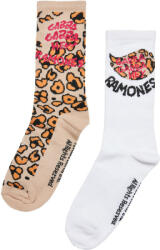 Mr. Tee Ramones Leo Socks 2-Pack leo aop/offwhite