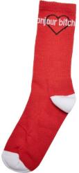 Mr. Tee Bonjour Bitches Socks 3-Pack black/white/red