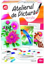 As Atelier De Pictura Acrylic Mini Natura (1038-11036) Carte de colorat
