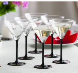 Altom Design Royal Leerdam Onyx martinis pohár készlet - 6 darabos 260 ml (IMO-ALT-0103006380-629807)