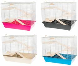 INTER-ZOO Pet Products Ketrec rágcsálóknak Charlie 3 color + wood 70 x 40 x 57, 5 cm