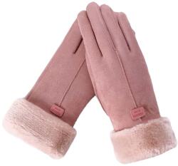 Dollcini női kesztyűk őszi és télen meleg kesztyűk teljes ujjú kesztyűk női szabadtéri sportkesztyűk One-Size - Rózsaszín (432902)