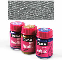 Deka Perm Metallic metál textilfesték 25 ml - 96 ezüst