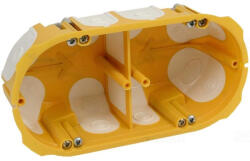 Kopos Gipszkarton doboz 2-es, 49mm mély, sárga , légtömített KPL 64-50/2LD NA Kopos ( 64-50/2LD_NA)