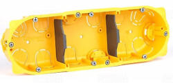Legrand Gipszkarton doboz 3-as, 40mm mély, sárga 080043 Batibox Legrand (080043)