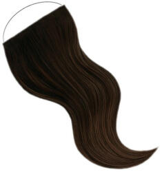 HairExtensionShop Damilos Flip-In Emberi Póthaj Standard Natúr Barna Színben 50cm (Szín #2) (RFL502)